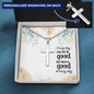 Cross Engraved Pendant Military Chain Necklace Jewelry Women Men Birthday Gift