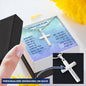 Cross Engraved Pendant Necklace Jewelry Men Women GR07 First Communion Gift