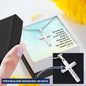 Cross Engraved Pendant Necklace Jewelry Women Men Chain Birthday Gift