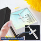 Cross Engraved Pendant Necklace Jewelry Women Men Chain Birthday Gift