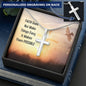 Cross Engraved Pendant Necklace Jewelry Men Women Chain Birthday Gift