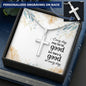 Cross Engraved Pendant Chain Necklace Jewelry Women Men Birthday Gift