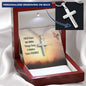 Cross Engraved Pendant Necklace Jewelry Men Women Chain Birthday Gift