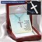Cross Engraved Pendant Necklace Jewelry Women Men Chain Birthday Gift