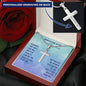Cross Engraved Pendant Necklace Jewelry Men Women GR07 First Communion Gift