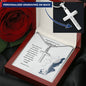 Cross Engraved Pendant Necklace Jewelry Men Women GR06 Confirmation Gift
