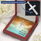 Cross Personalized Pendant Necklace Jewelry Women Men Chain Gift