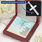 Cross Engraved Pendant Necklace Jewelry Women Men Chain Birthday Gift