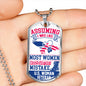 Veteran Dog Necklace, Veterans Day Gift