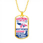 Veteran Dog Necklace, Veterans Day Gift