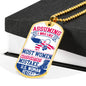 Veteran Dog Necklace, Veterans Day Gift