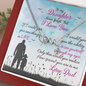Message Box With 5 Different Necklaces For Every Daughter From Dad, Perfect Thank You Present Gift From Father - For. Love
