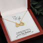 Husband To Wife Gift God Blessed Our Road Love Message + Infinity <3 Necklace