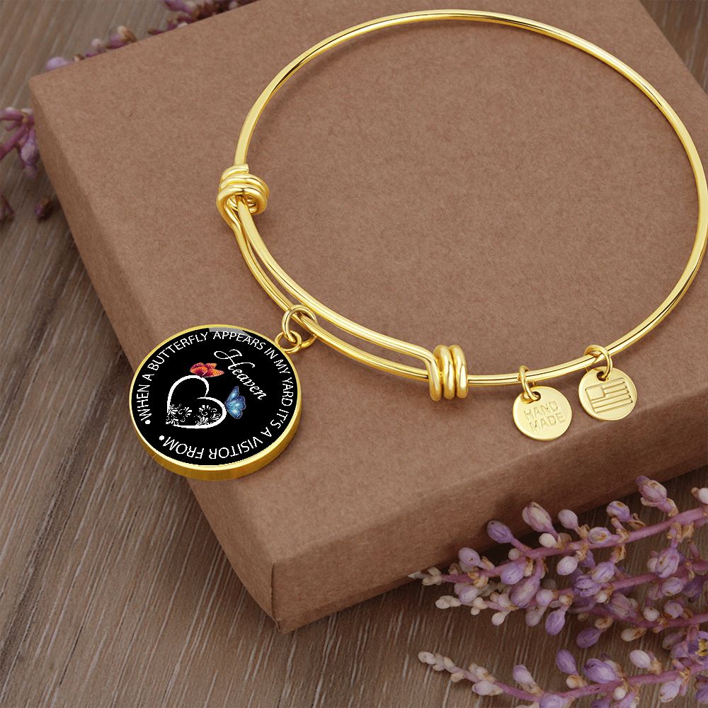 Butterfly Bangle Popular Heaven Sent Kisses Bracelet