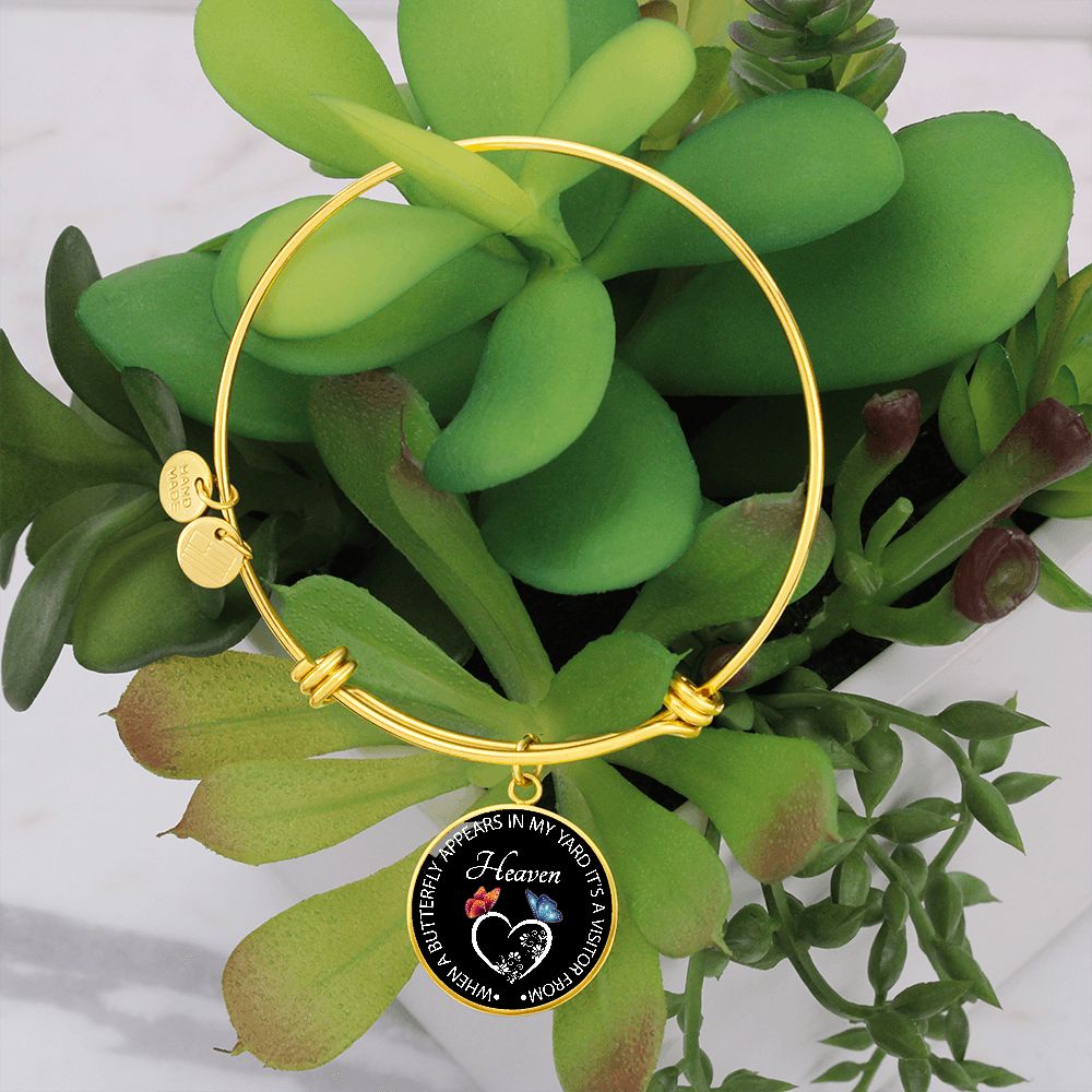 Butterfly Bangle Popular Heaven Sent Kisses Bracelet