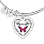 Butterflies Are The Heaven Sent Kisses Of An Angel Luxury Bangle Only