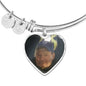 Kelly Collins Heart Pendant Bangle