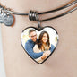 Valentine's Day Personal Heart Bangle