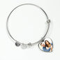 Valentine's Day Personal Heart Bangle