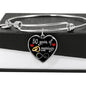 50 Years Of Marriage Silver Luxury Bangle