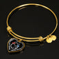 When A Butterfly Appears In My Yard It's A Visitor From Heaven Bangle Only