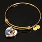 Valentine's Day Personal Heart Bangle