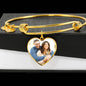 Valentine's Day Personal Heart Bangle