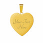 32 Years Anniversary Luxury Heart Gold Bangle - Freedom Look