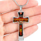 Firefighter Cross Necklace for Christmas and Birthday Gift