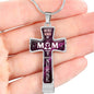 Best Nurse Parent Mom Cross Necklace Medicine Career Birthday and Christmas Gift
