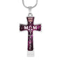 Nurse Mom Cross Necklace - Christmas Birthday Gift