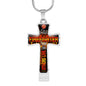 Firefighter Cross Necklace for Christmas and Birthday Gift