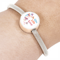Live Life Love Charm Bracelet (Circle) - Freedom Look