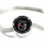 When A Butterfly Appears In My Yard It's A Visitor From Heaven Charm Bracelet (Circle)