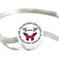 Butterflies Are The Heaven Sent Kisses Of An Angel Charm Bracelet (Circle) - Freedom Look