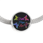 Faith, Hope, Love Butterfly Charm Bracelet - USA - Freedom Look