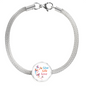 Live Life Love Charm Bracelet (Circle) - Freedom Look