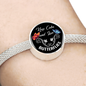 Keep Calm And Love Butterflies Circle Charm Bracelet - Freedom Look