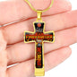 Firefighter Cross Necklace for Christmas and Birthday Gift