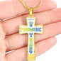 Proud Paramedic Cross Necklace I Serve So Others Live Emergency Job Birthday and Christmas Gift