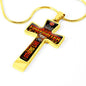 Firefighter Cross Necklace for Christmas and Birthday Gift