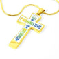 Proud Paramedic Cross Necklace I Serve So Others Live Emergency Job Birthday and Christmas Gift