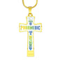 Proud Paramedic Cross Necklace I Serve So Others Live Emergency Job Birthday and Christmas Gift