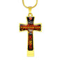 Firefighter Cross Necklace for Christmas and Birthday Gift