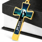 Wife Married Anniversary Guardian Angel Cross Necklace Birthday Valentines and Christmas Gift