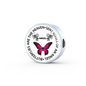 Butterflies Are The Heaven Sent Kisses Of An Angel Charm Bracelet (Circle) - Freedom Look