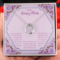 To My Bonus Mom Pure Love Necklace Gift