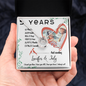 5 Years Anniversary Necklace Personalized with Name and Image