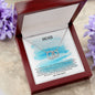 Friendship Day Gift, Best Friend Forever Message Box + Necklace (Two Circles)