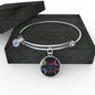 Faith, Hope, Love Butterfly Gold And Silver Circle Necklace - USA - Freedom Look